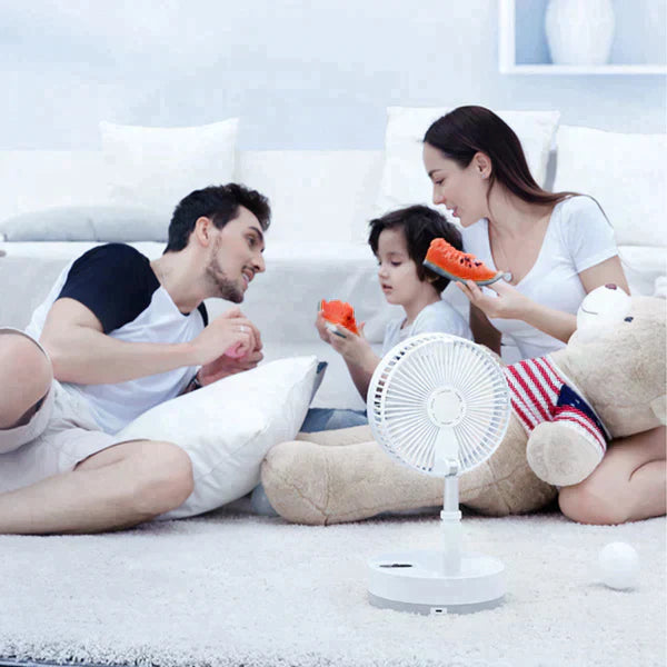 Ventilador Brisa Portátil - Silencioso Inteligente Com Controle Remoto