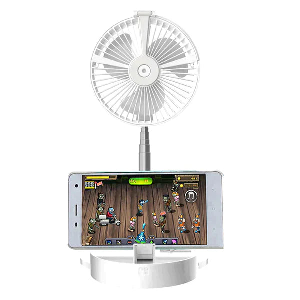 Ventilador Brisa Portátil - Silencioso Inteligente Com Controle Remoto