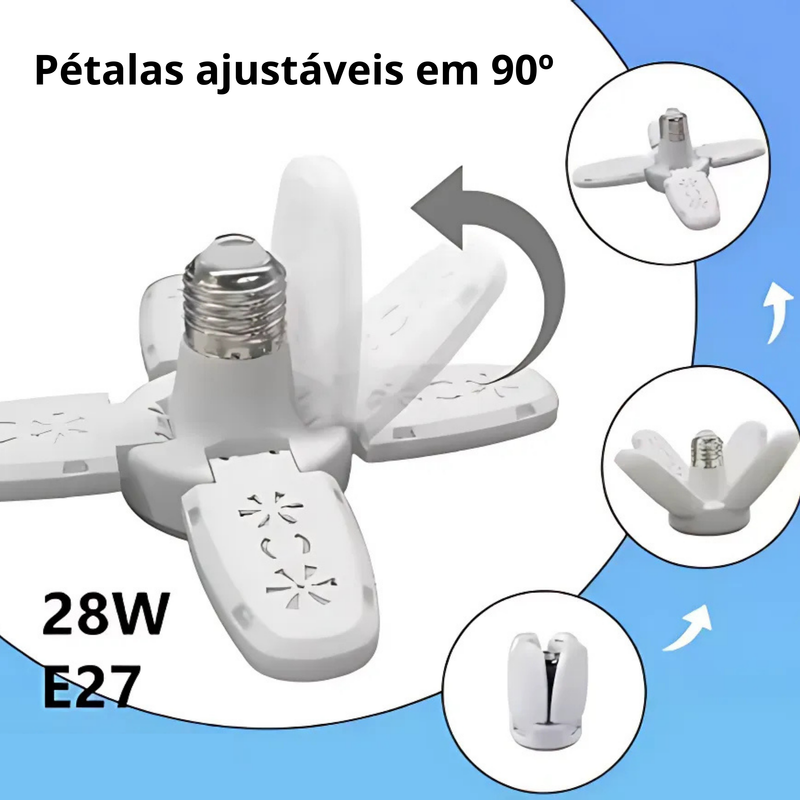 FloraLED - Lâmpada LED Dobrável