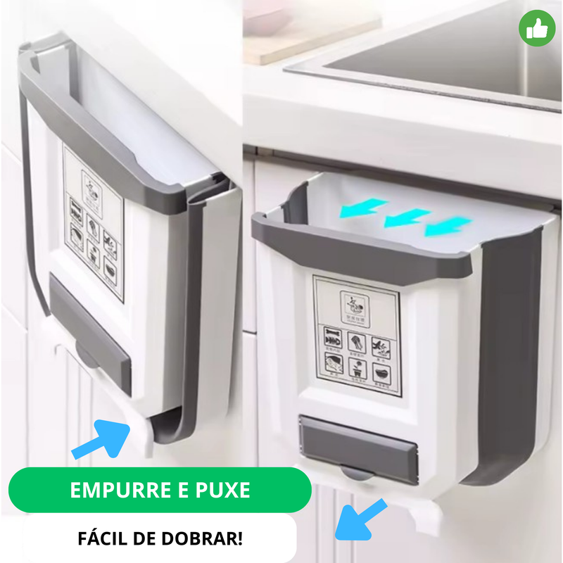 Lixeira Flex - Lixeira Retrátil Multiuso