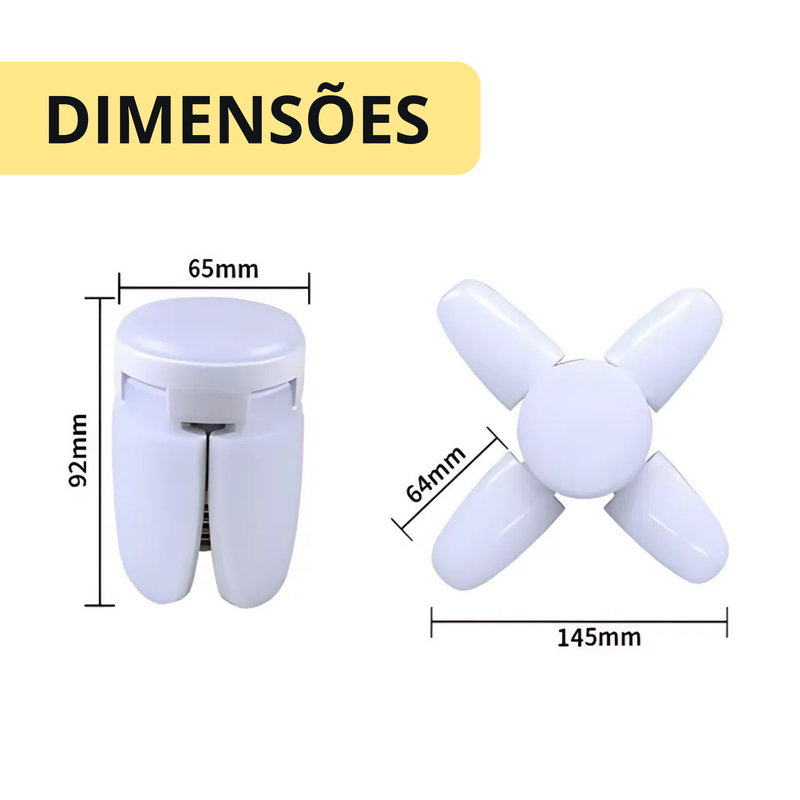 FloraLED - Lâmpada LED Dobrável